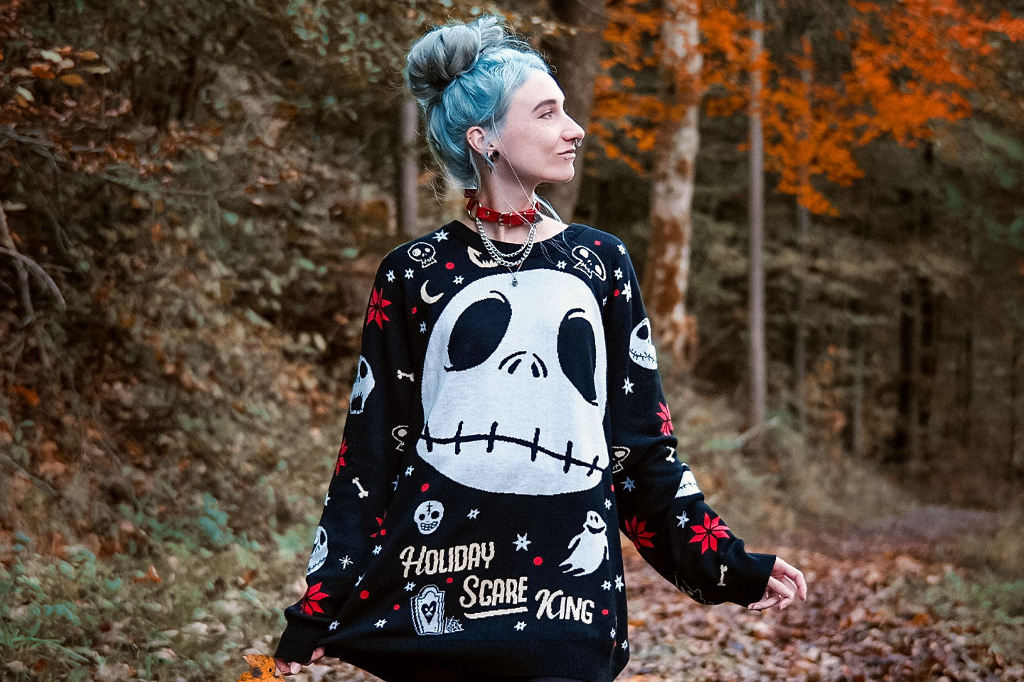 Maglione a maglia Nightmare Before Christmas