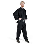 Immagine del prodotto Camicia medievale con colletto alla coreana e allacciatura Friedrich nera