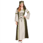 Product image Rebecca Medieval Dress Natural-Green