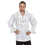 Immagine del prodotto Camicia con balze Laurenz bianca