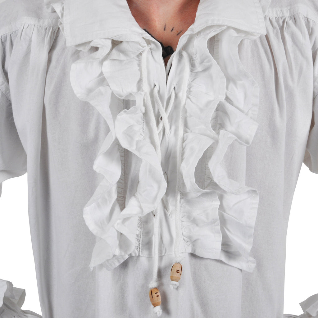 Immagine del prodotto Camicia con balze Laurenz bianca
