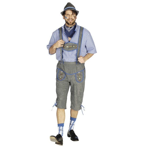 Immagine del prodotto Franzl Costume tradizionale, pantaloni di pelle con camicia a quadri