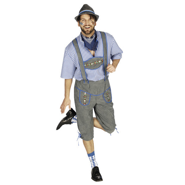 Immagine del prodotto Franzl Costume tradizionale, pantaloni di pelle con camicia a quadri