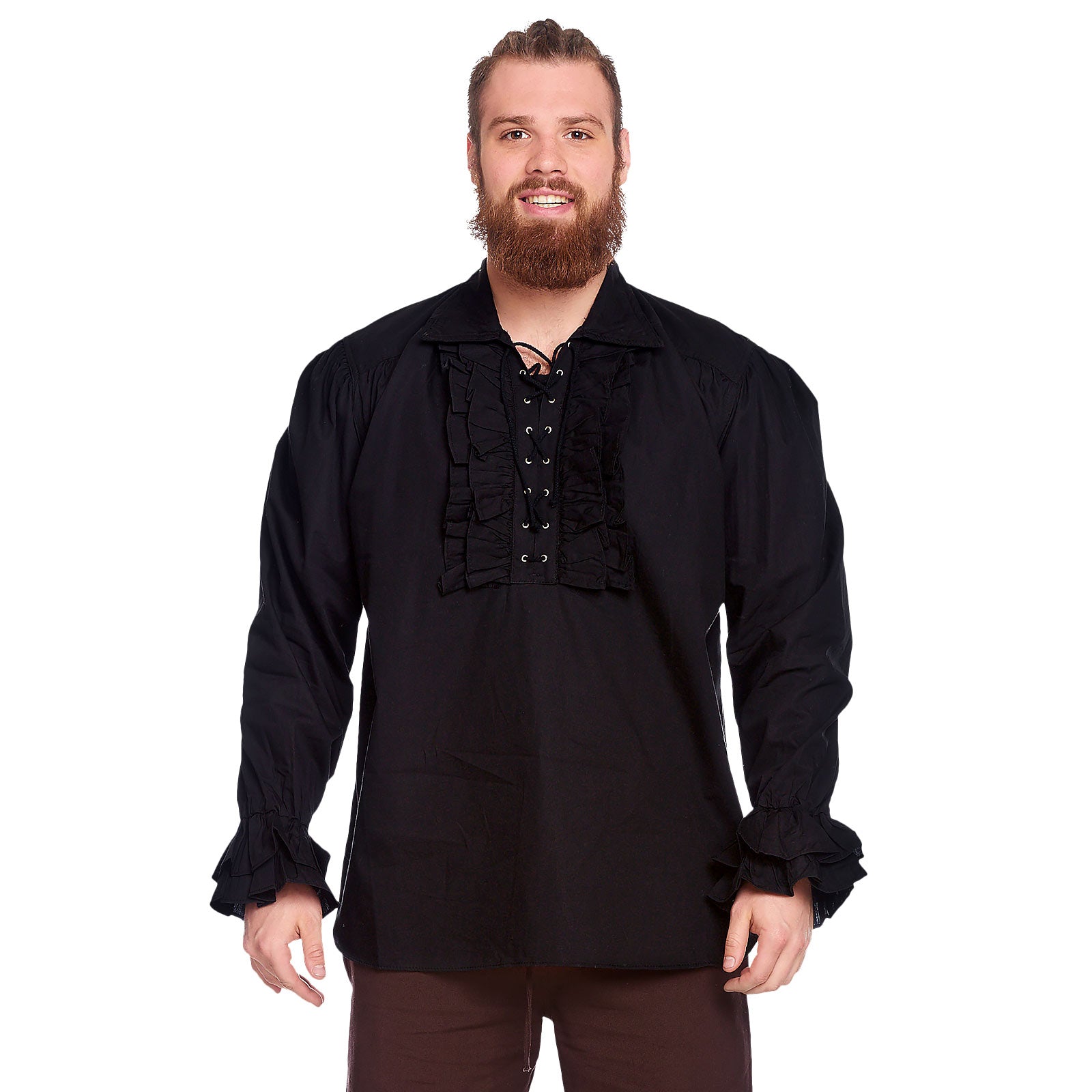 Immagine del prodotto Camicia con volant nera