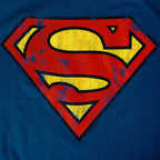 Immagine del prodotto Superman - T-shirt con logo invecchiato blu