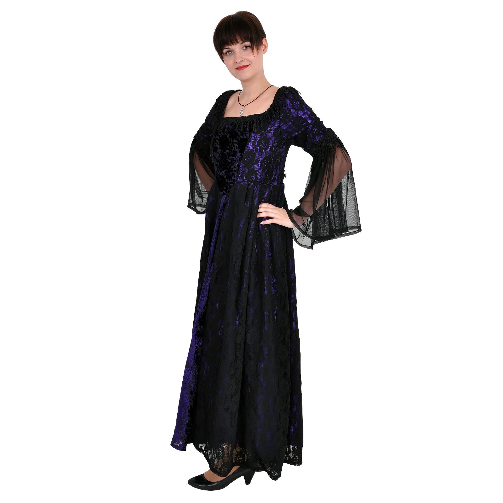 Product image Lace dress black-purple