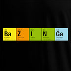 Immagine del prodotto The Big Bang Theory - Maglietta da fan di Bazinga periodica