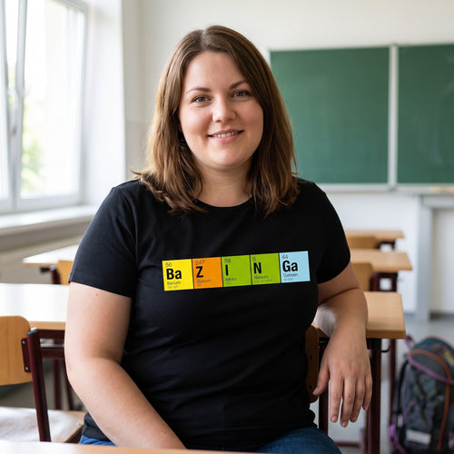 Immagine del prodotto The Big Bang Theory - Maglietta da fan di Bazinga periodica