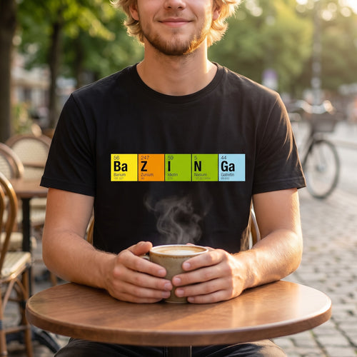 Immagine del prodotto The Big Bang Theory - Maglietta da fan di Bazinga periodica