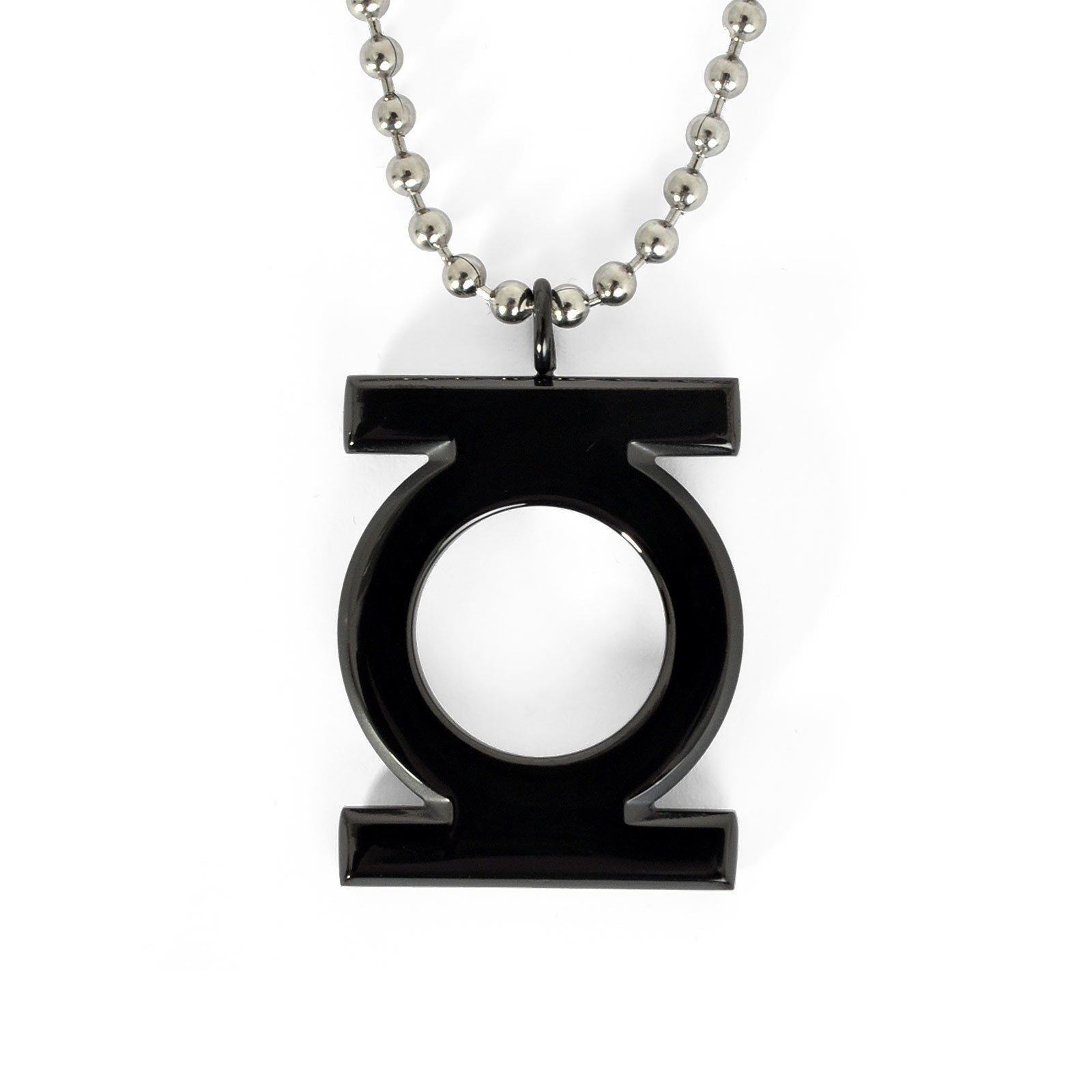 Immagine del prodotto Green Lantern - Ciondolo nero con logo su catena