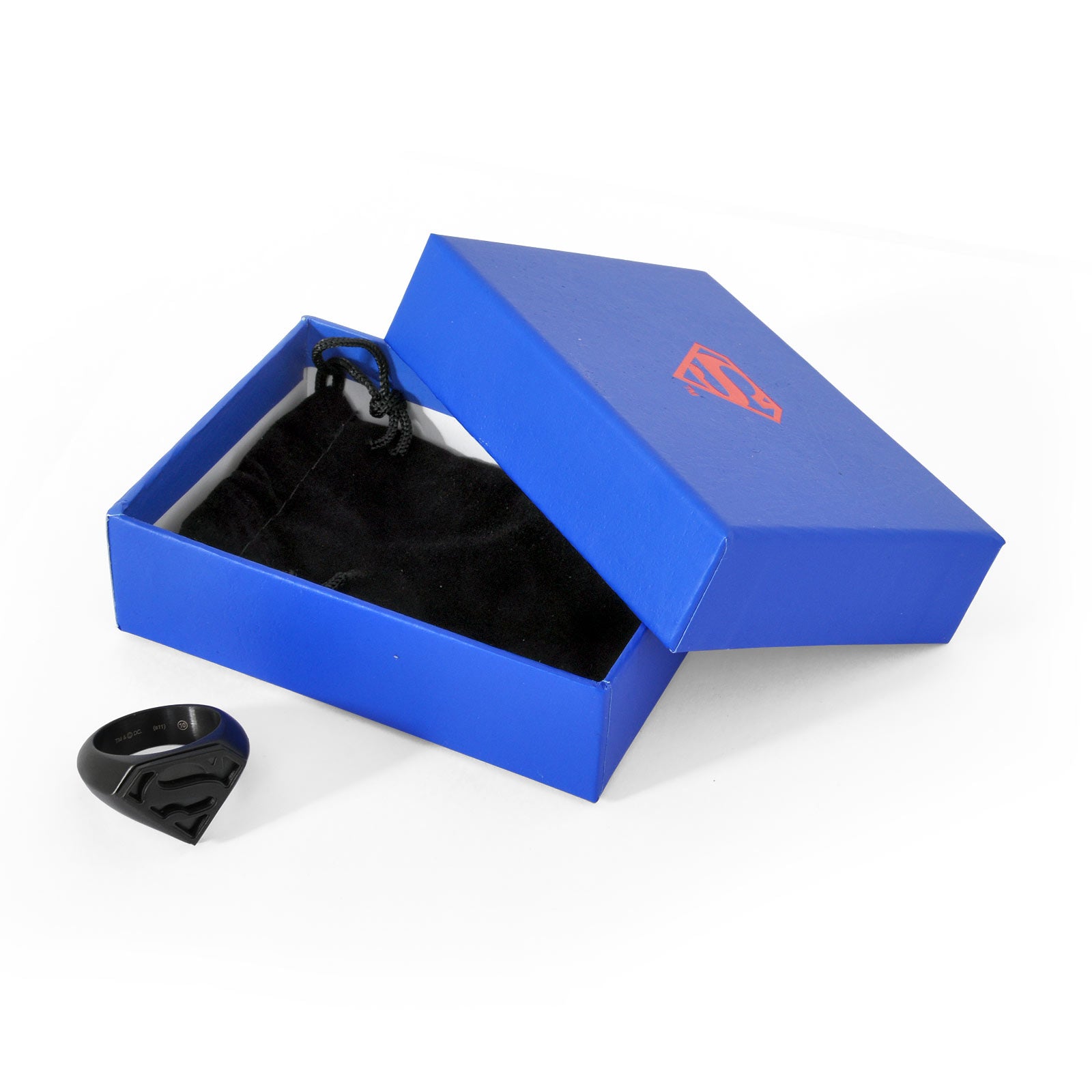 Immagine del prodotto Anello con emblema di Superman nero