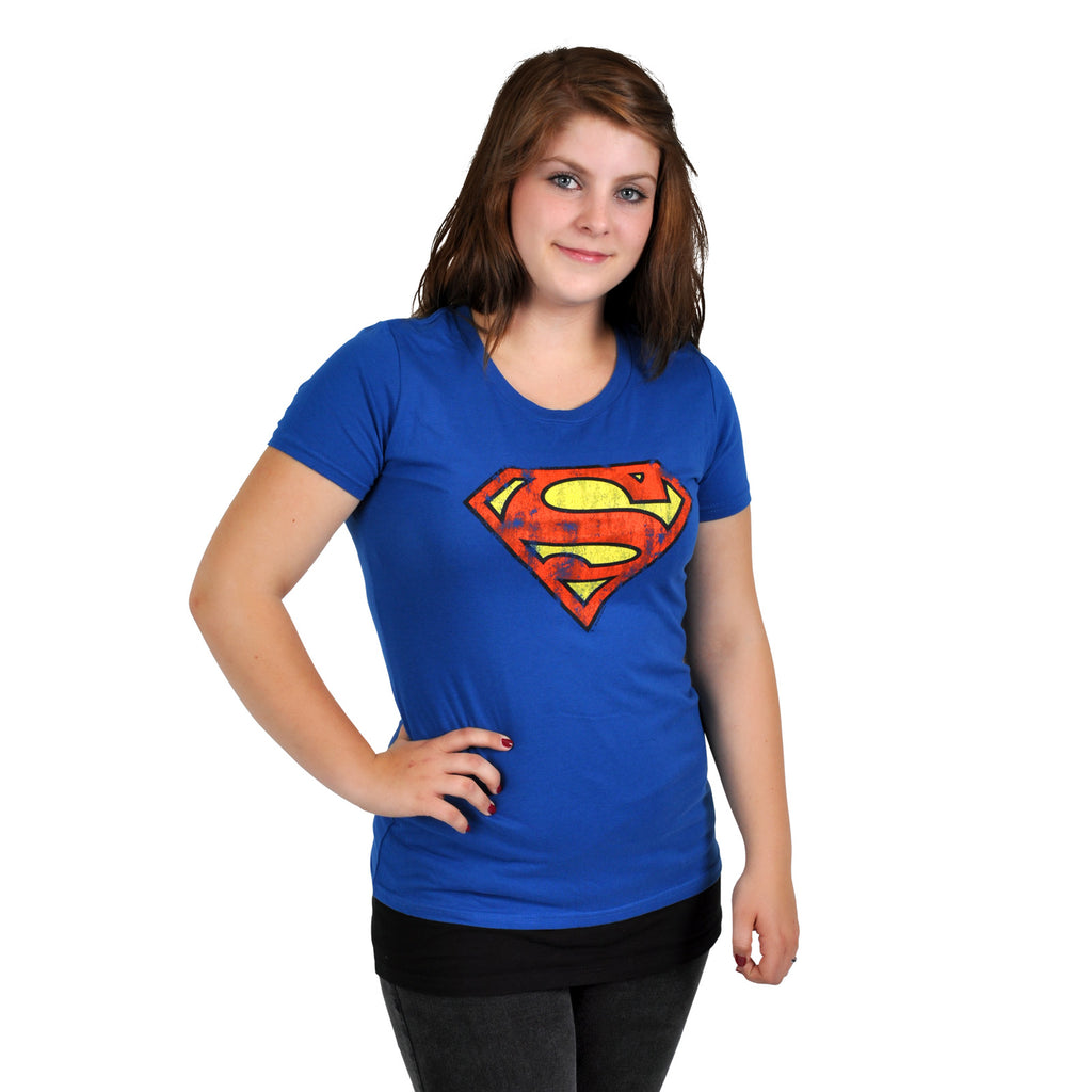 Immagine del prodotto Superman - Maglietta da ragazza con logo