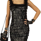 Immagine del prodotto Abito da festa con frange in pelle - Costume da donna