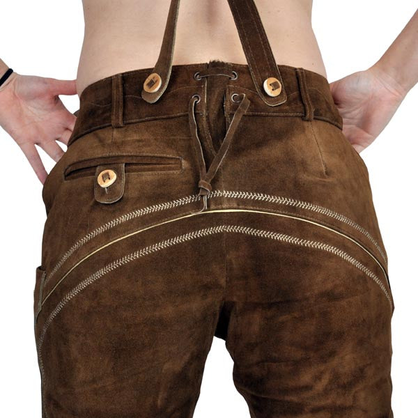 Immagine del prodotto Pantaloni tradizionali classici in vera pelle per donne