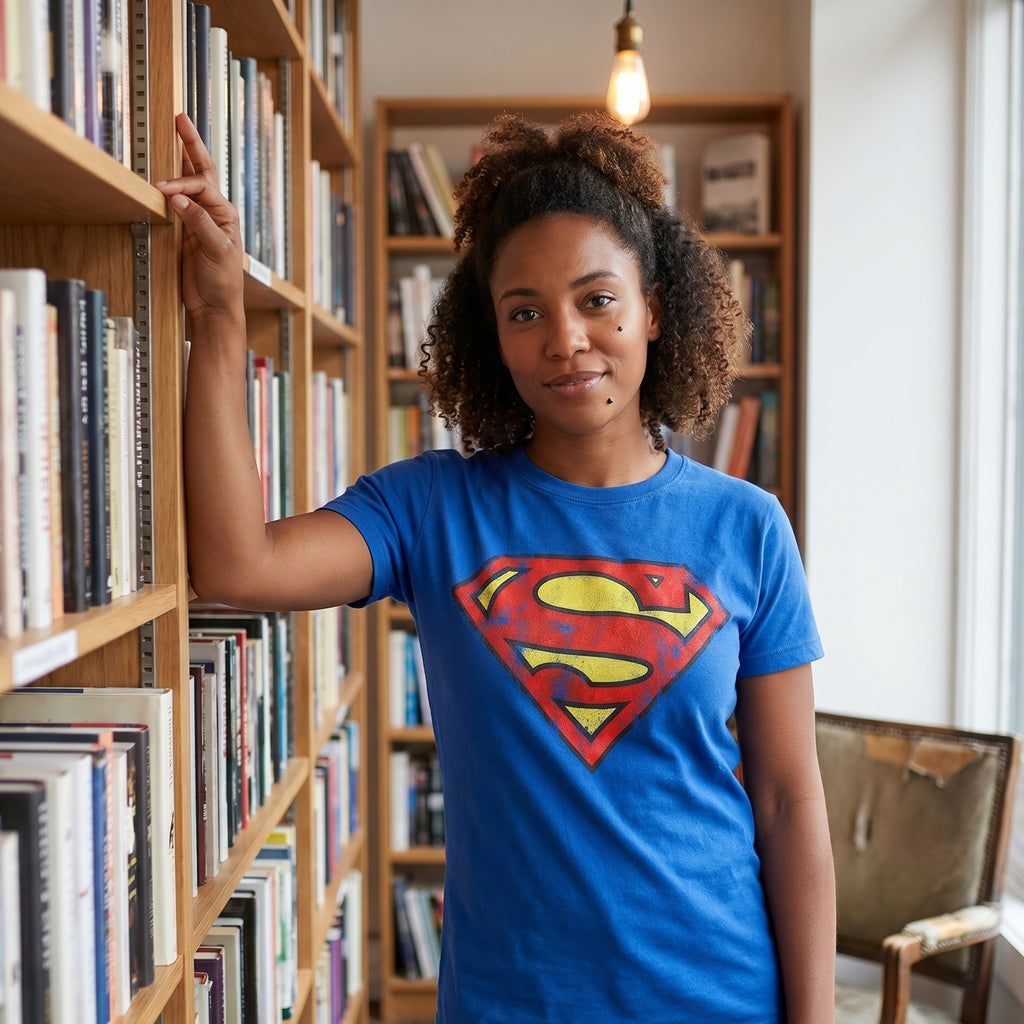 Immagine del prodotto Superman - Maglietta con logo retrò