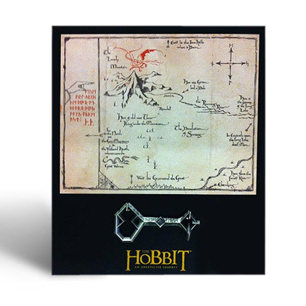 Immagine del prodotto Lo Hobbit - Mappa di Thorin con chiave - Quadro piccolo