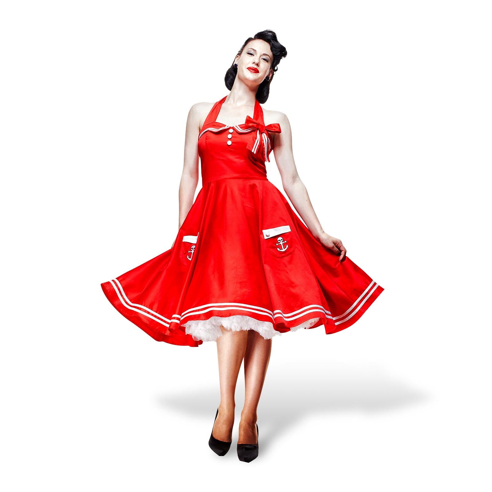 Immagine del prodotto Vestito Rockabilly Motley rosso