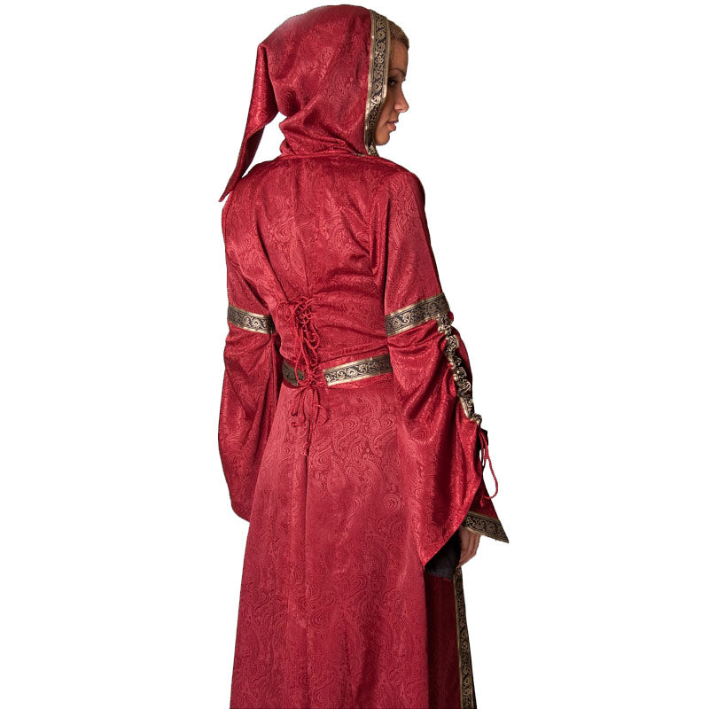 Immagine del prodotto Abito medievale Iris bordeaux-nero