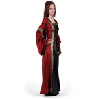 Immagine del prodotto Abito medievale Iris bordeaux-nero