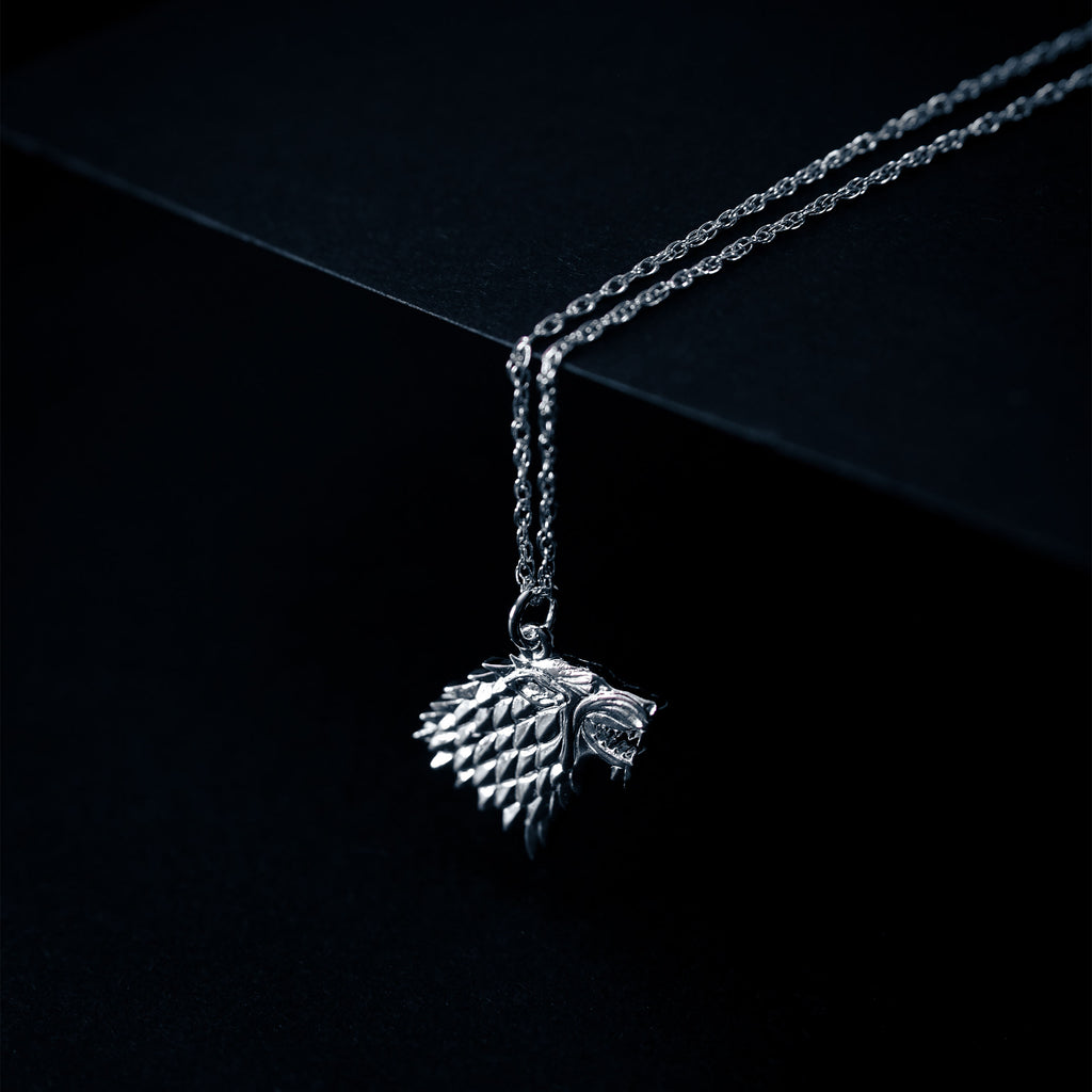 Immagine del prodotto Game of Thrones - Collana con stemma Stark in argento