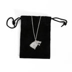 Immagine del prodotto Game of Thrones - Collana con stemma Stark in argento