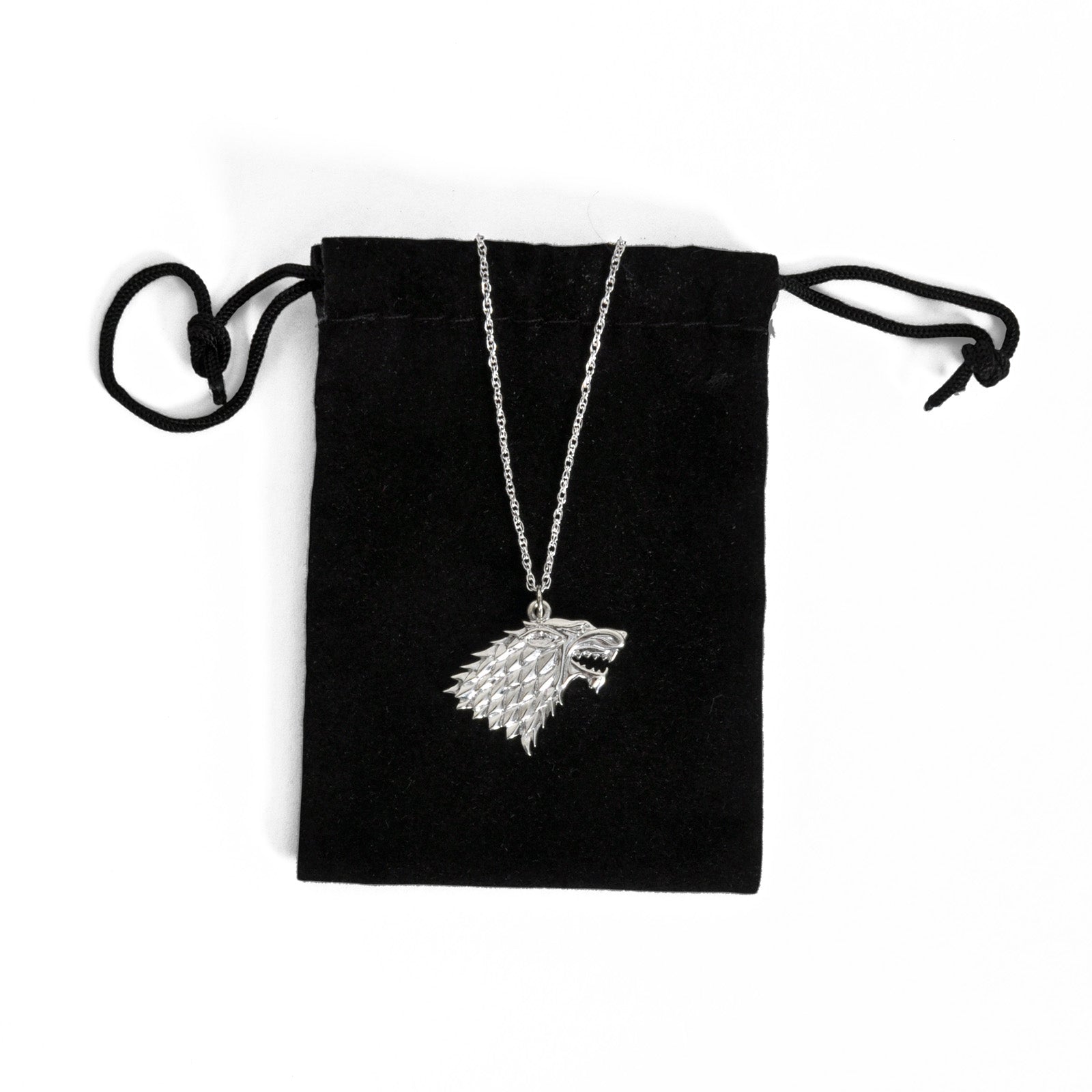 Immagine del prodotto Game of Thrones - Collana con stemma Stark in argento