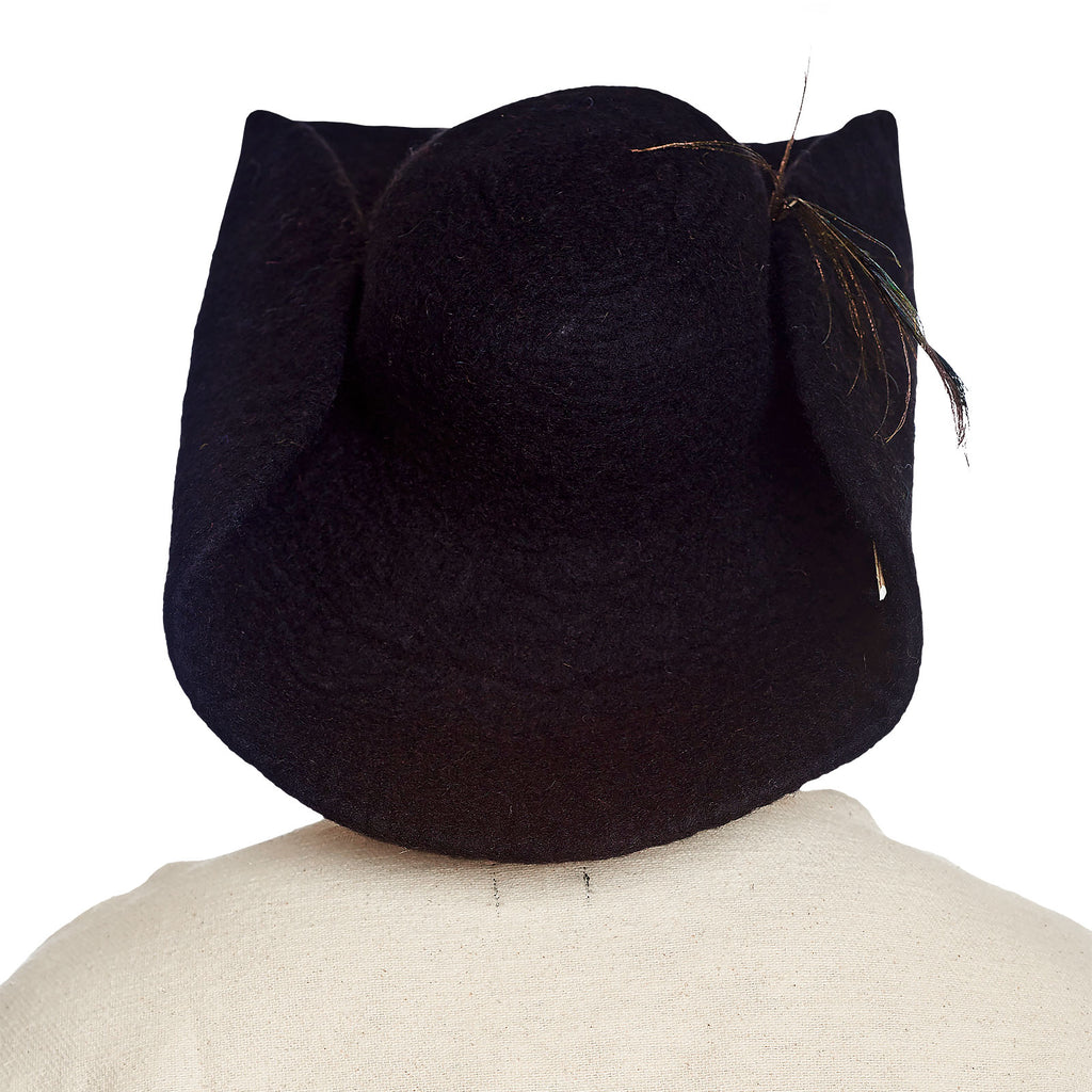 Immagine del prodotto Cappello di feltro con piuma nera