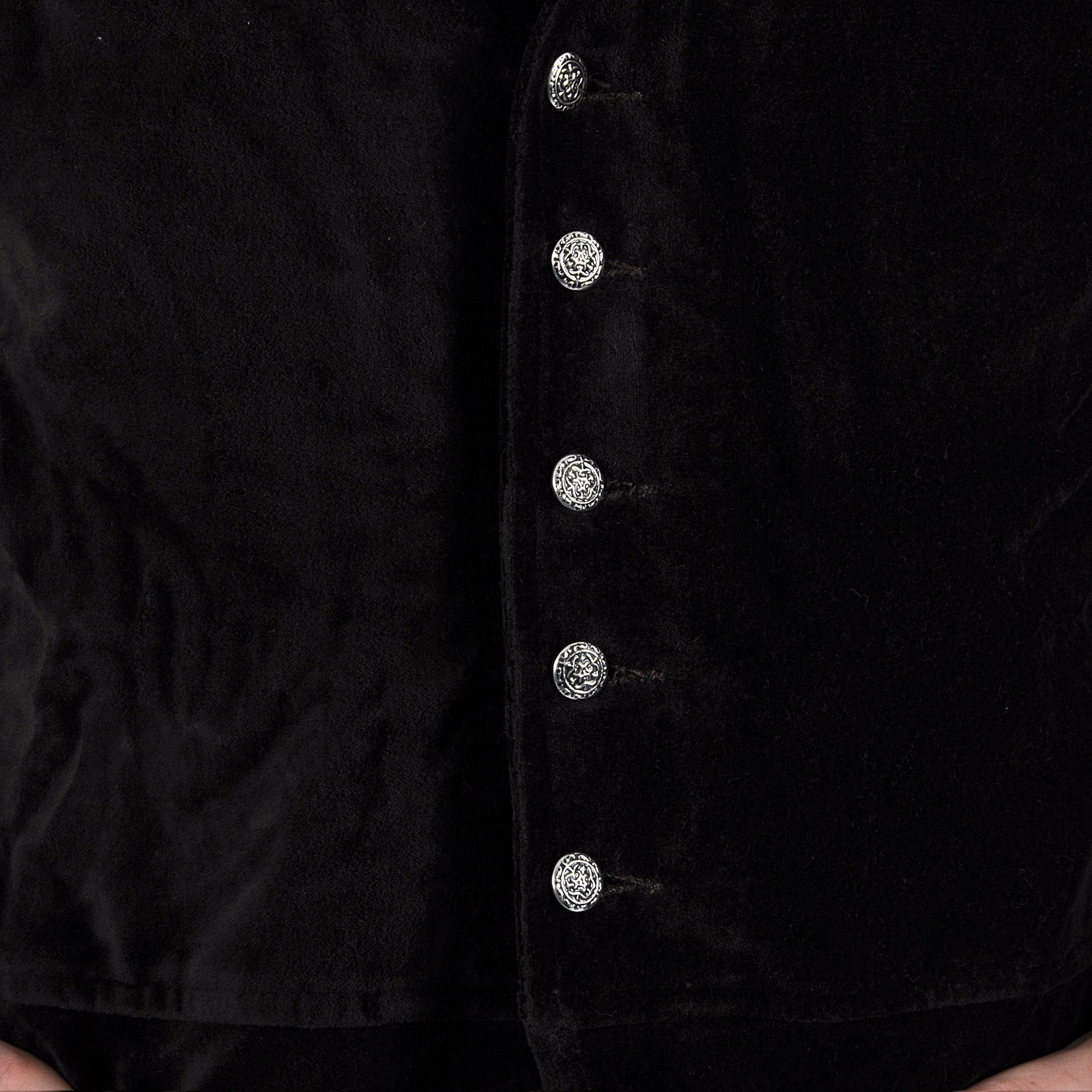 Product image Brown Velvet Doublet with Stand-Up Collar