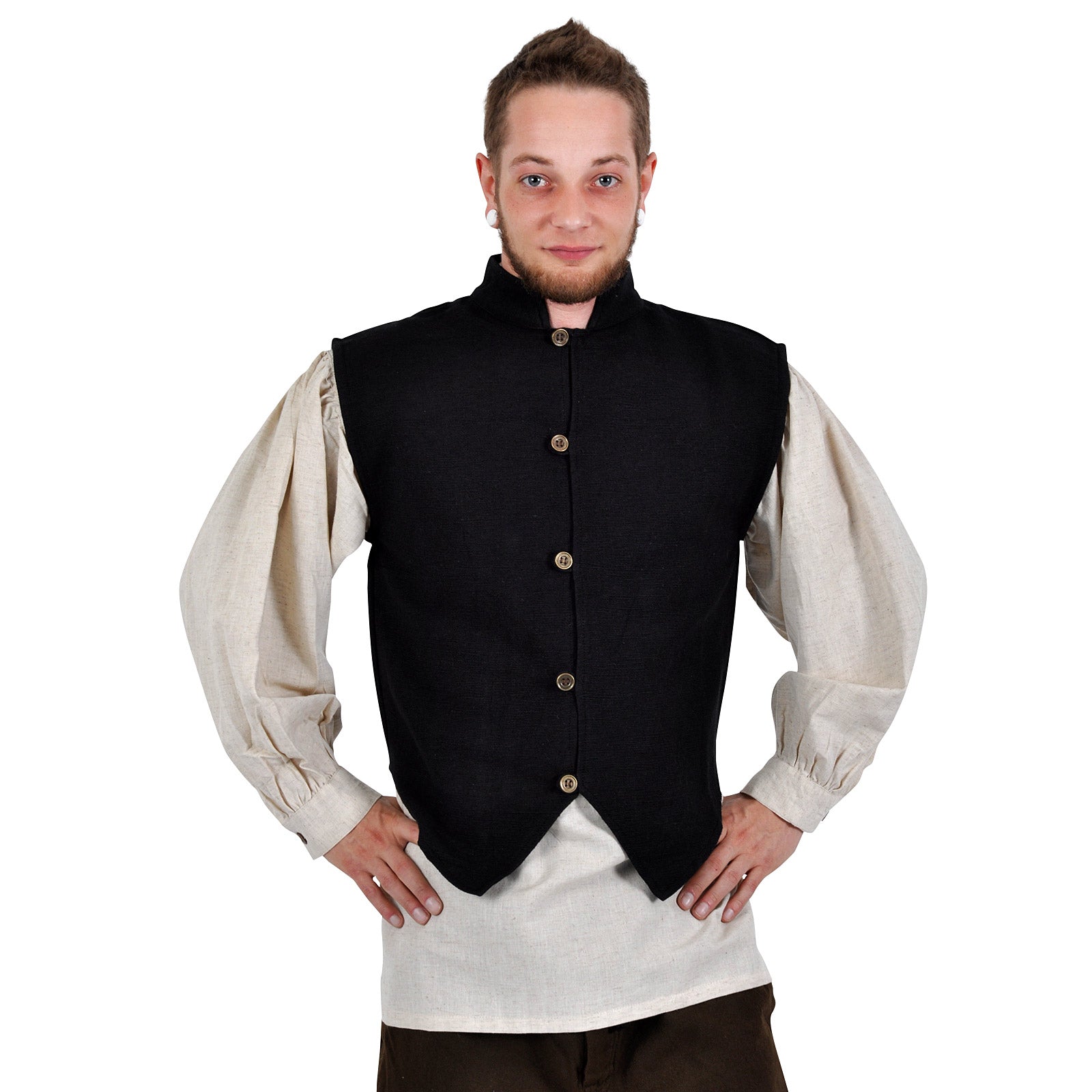 Immagine del prodotto Gilet medievale Johann nero