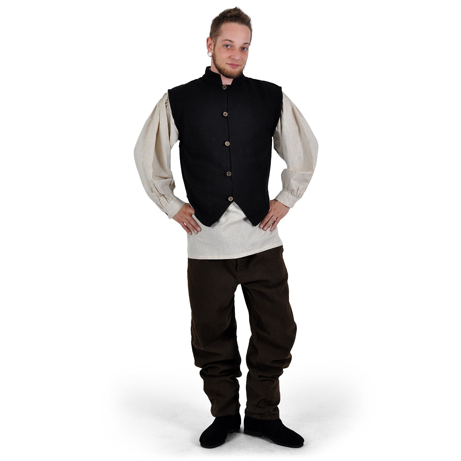 Immagine del prodotto Gilet medievale Johann nero