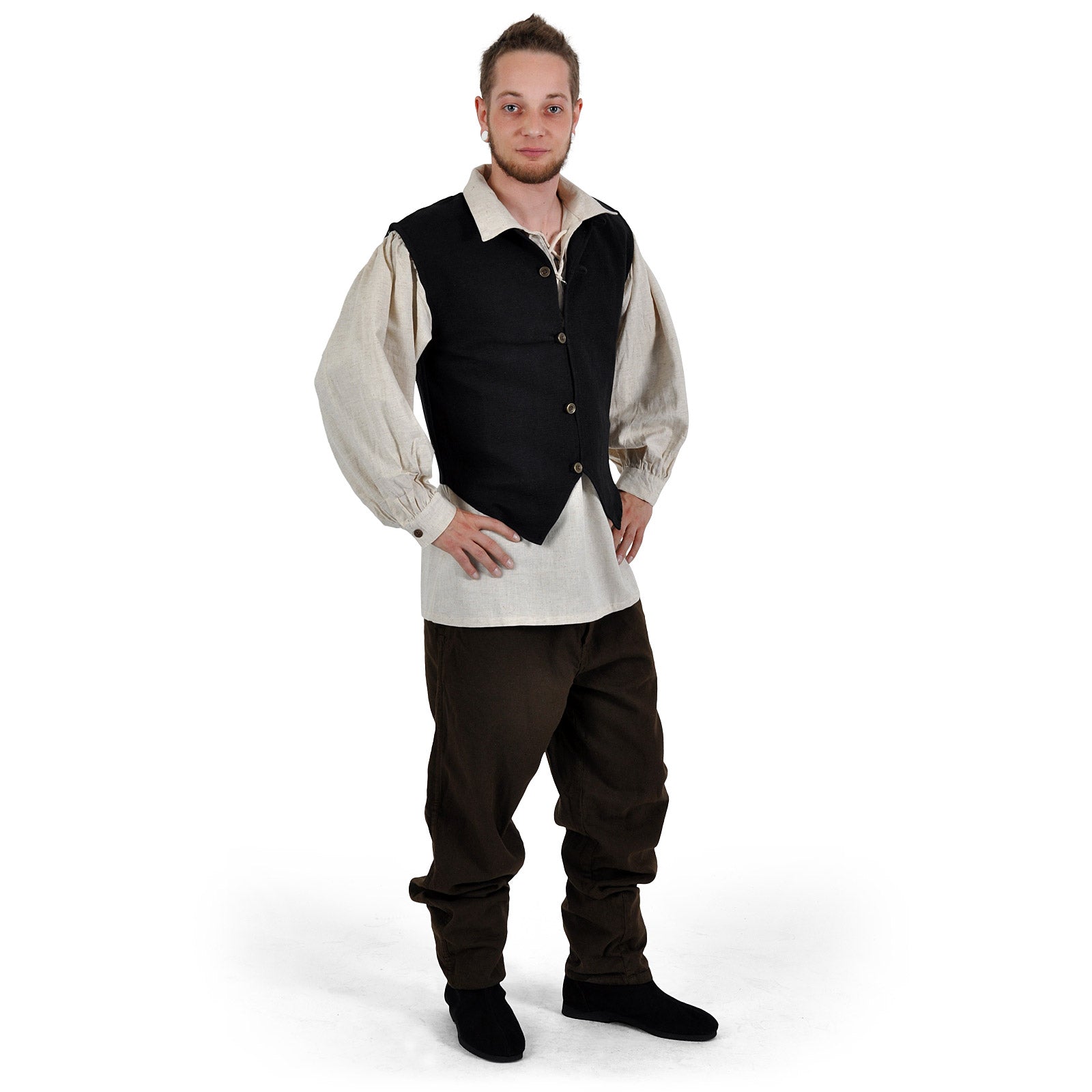 Immagine del prodotto Gilet medievale Johann nero