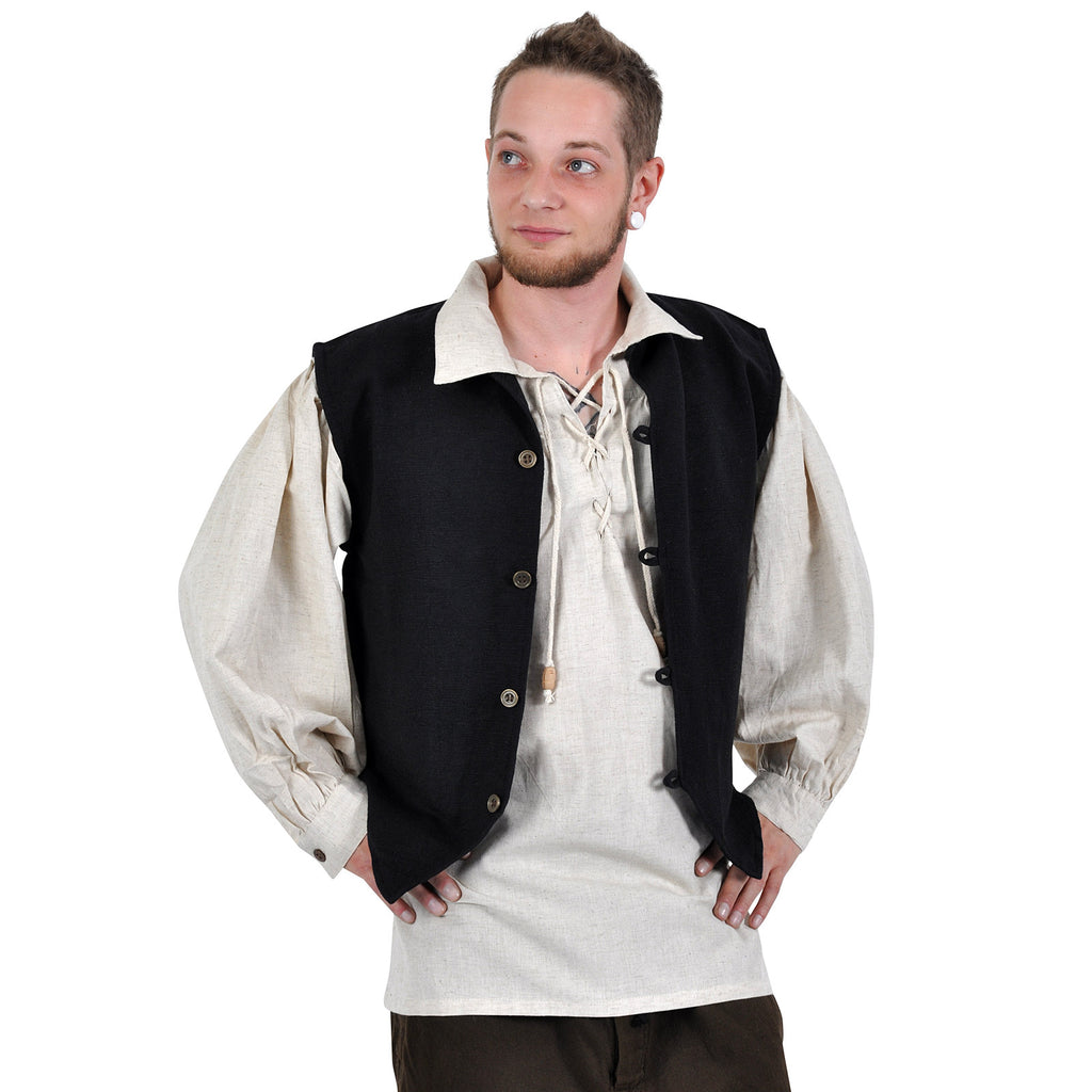 Immagine del prodotto Gilet medievale Johann nero