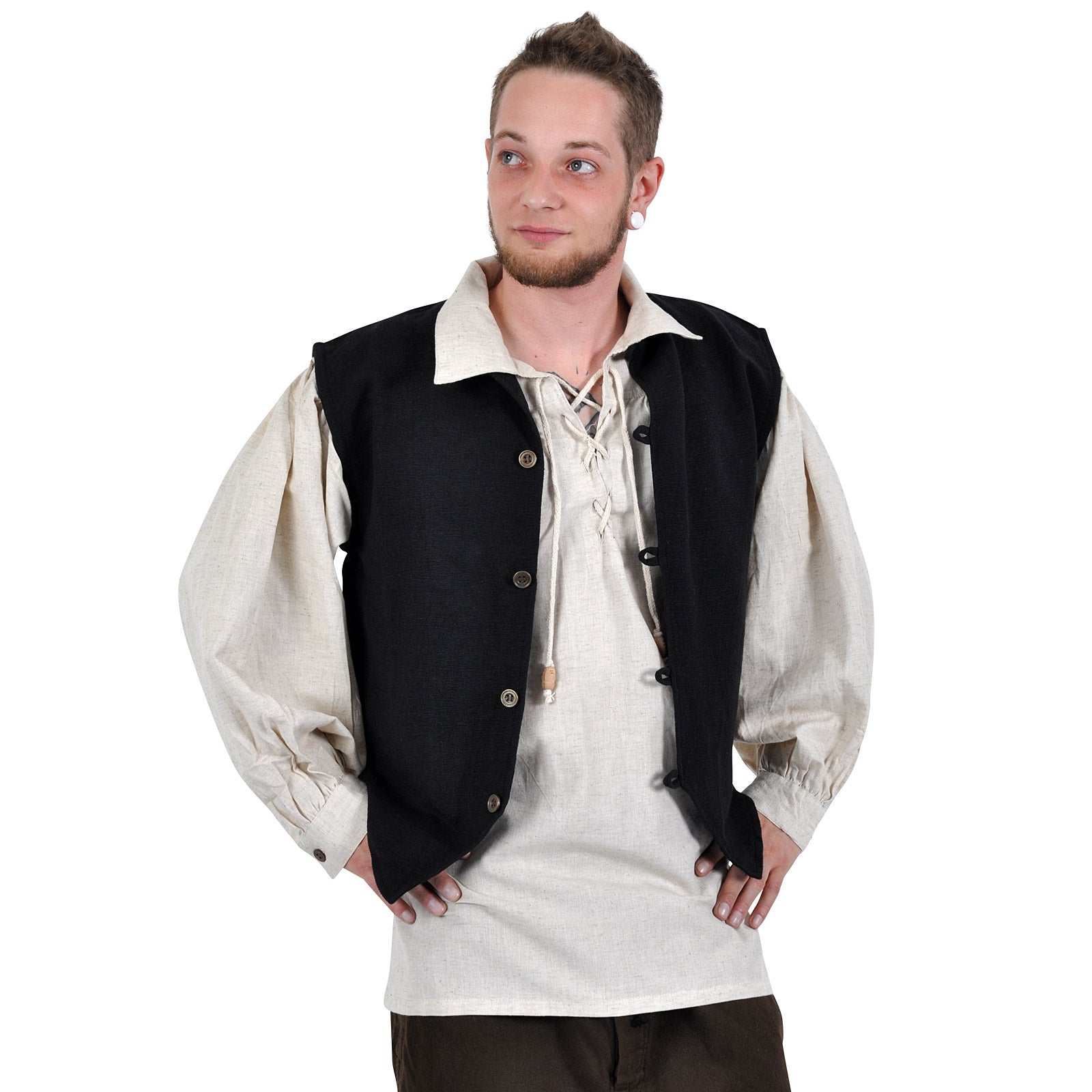 Immagine del prodotto Gilet medievale Johann nero