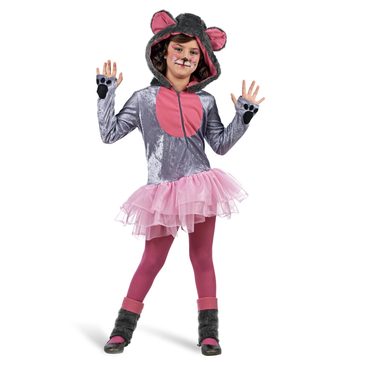 Immagine del prodotto Vestito da costume per bambini con cappuccio a forma di topo