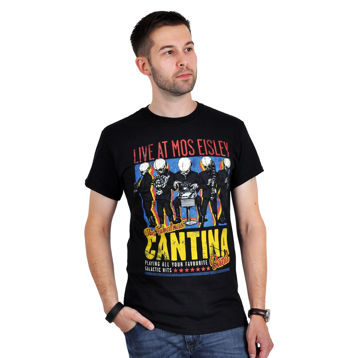 Immagine del prodotto T-shirt della Cantina Band nera