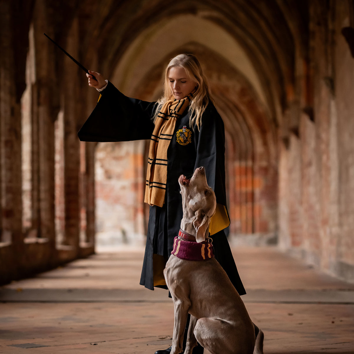 Immagine del prodotto Harry Potter - Sciarpa di lana originale di Hufflepuff