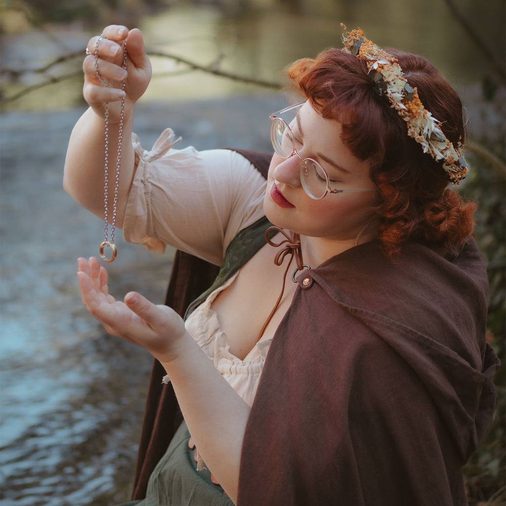 Immagine del prodotto Il Signore degli Anelli - L'Unico Anello su catena in acciaio inossidabile