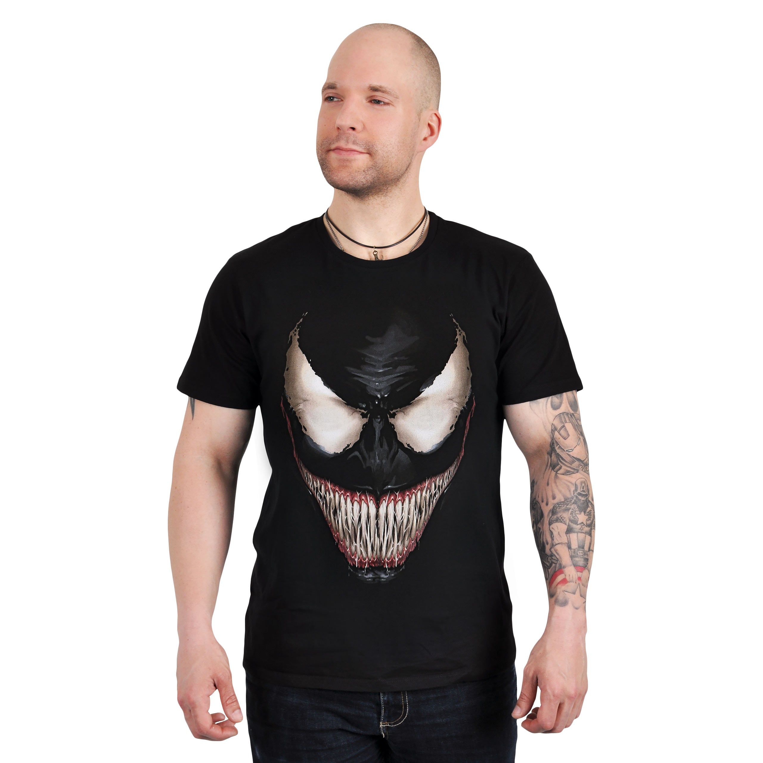 Immagine del prodotto Spider-Man - T-shirt Venom Smile nera