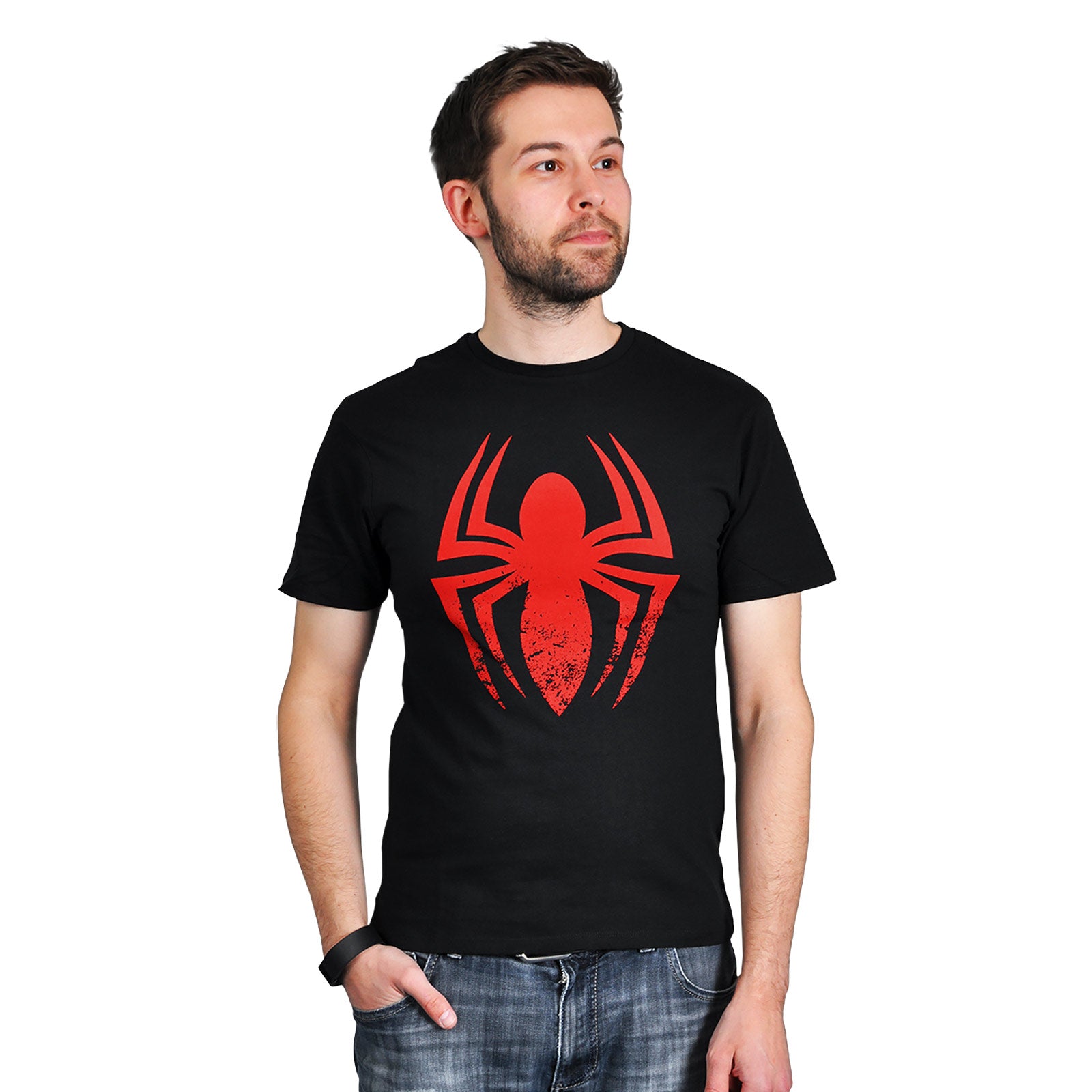 Immagine del prodotto Spider-Man - T-shirt nera con logo Amazing