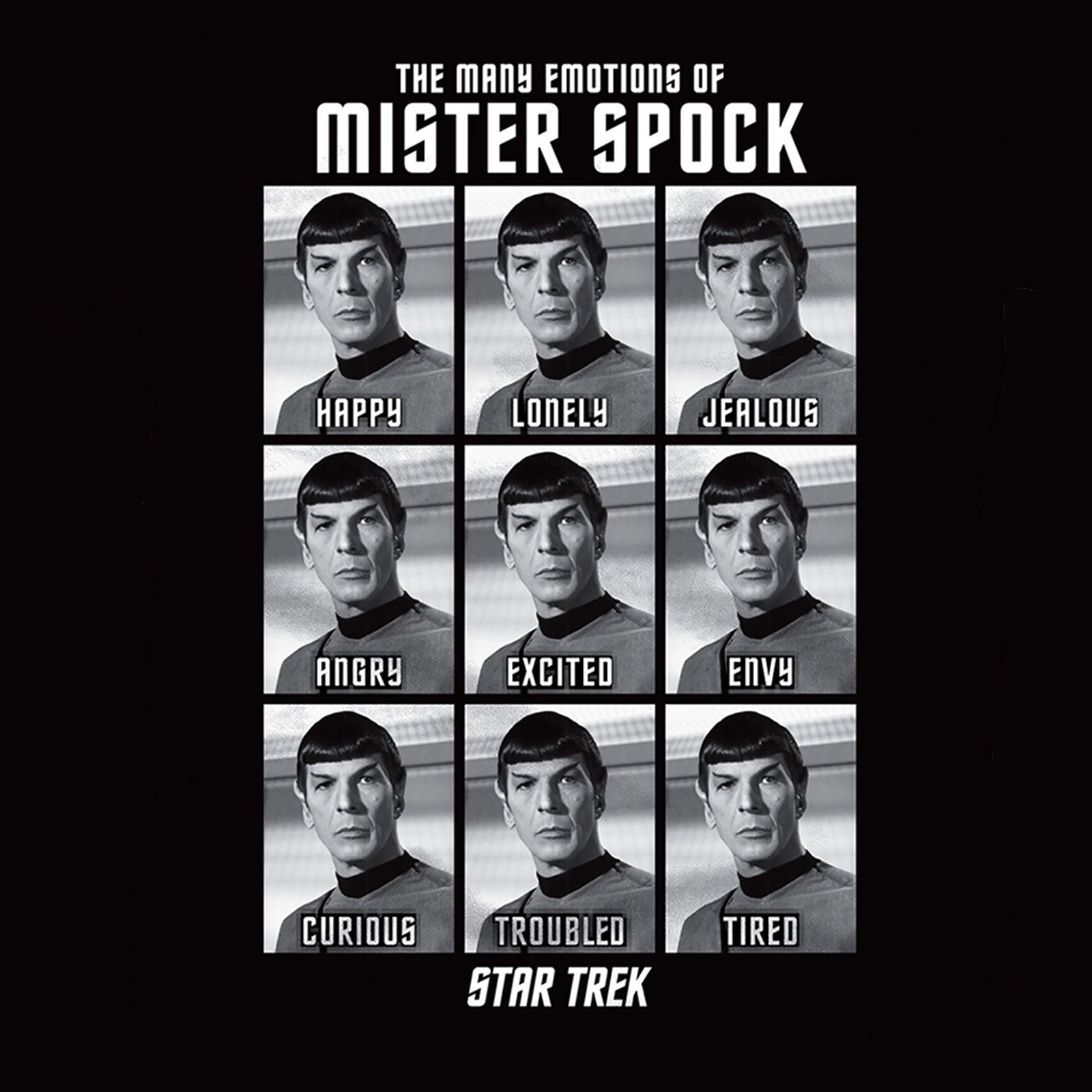 Immagine del prodotto Star Trek - Emozioni del Signor Spock T-Shirt nera