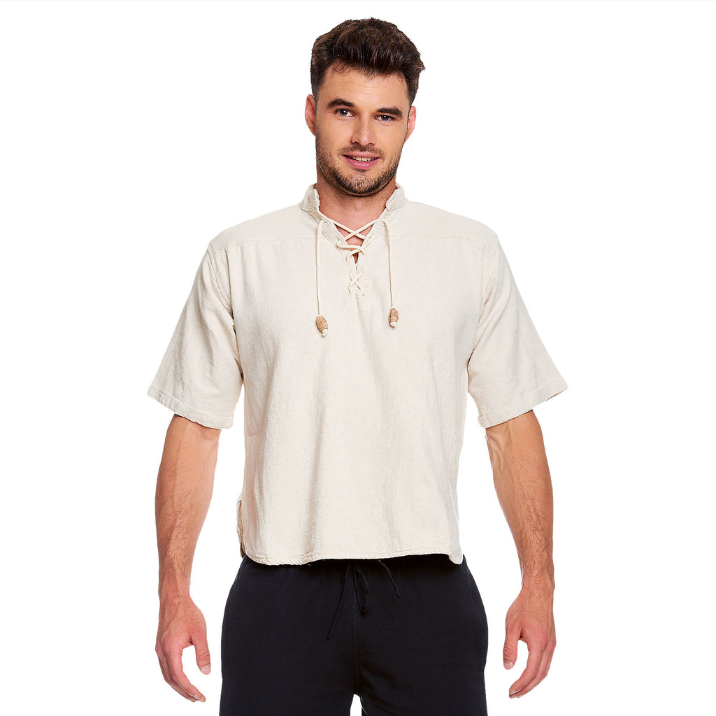 Immagine del prodotto Camicia medievale Erik manica corta beige