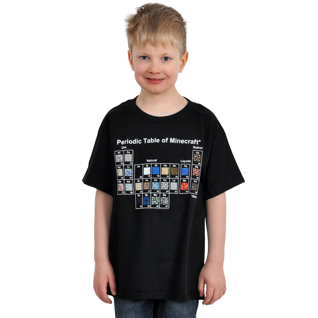 Immagine del prodotto Minecraft - T-shirt per bambini con sistema periodico