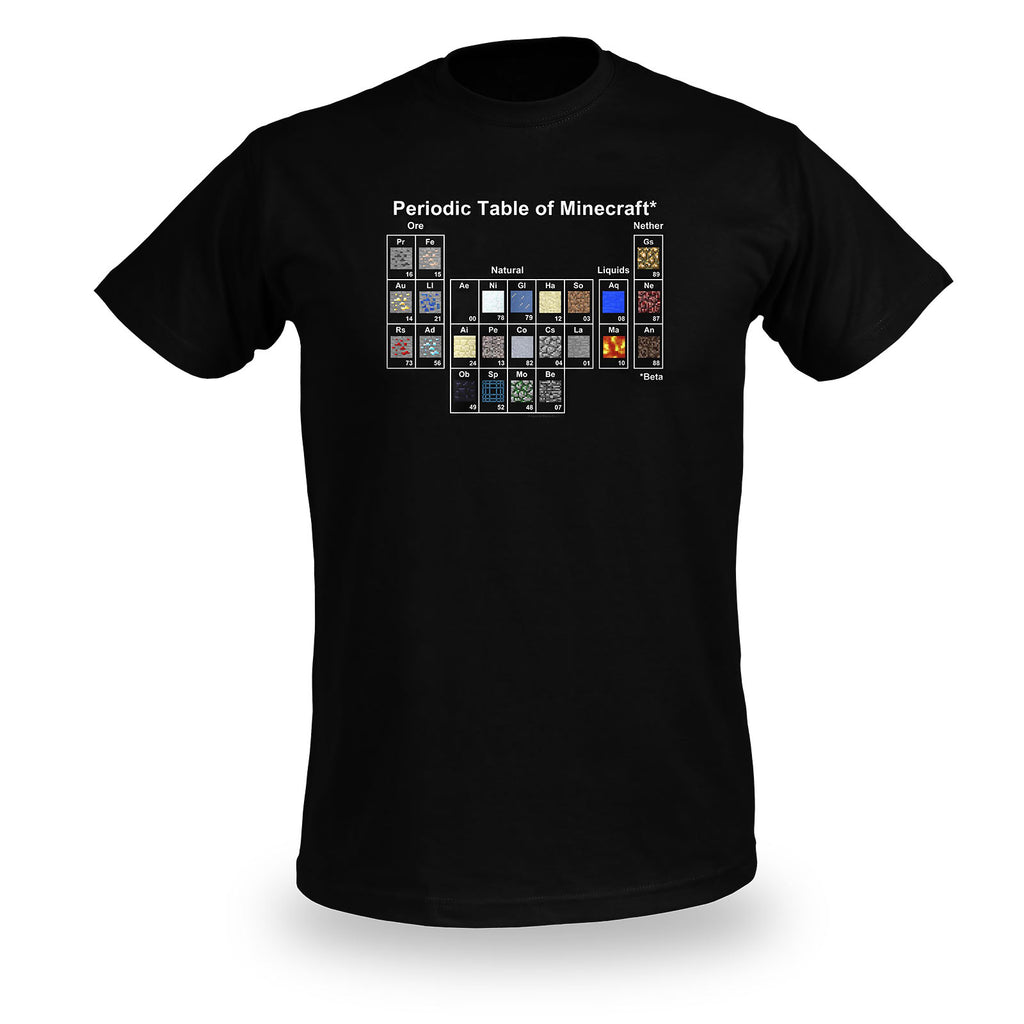 Immagine del prodotto Minecraft - T-shirt per bambini con sistema periodico