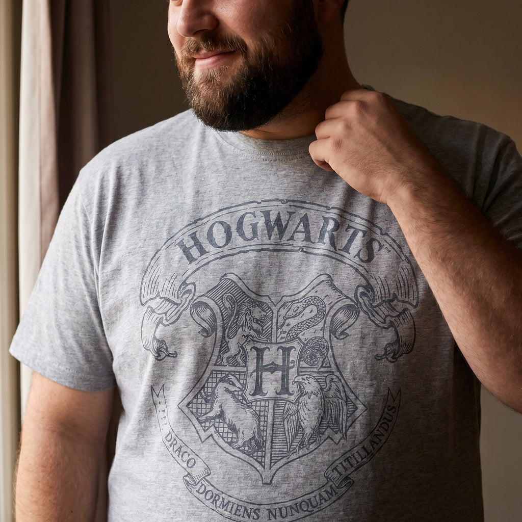 Immagine del prodotto Harry Potter - T-shirt con logo grigia
