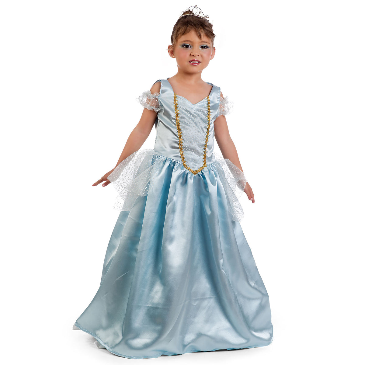 Product image Cinderella Princess Dress Turquoise - Costume for Kids