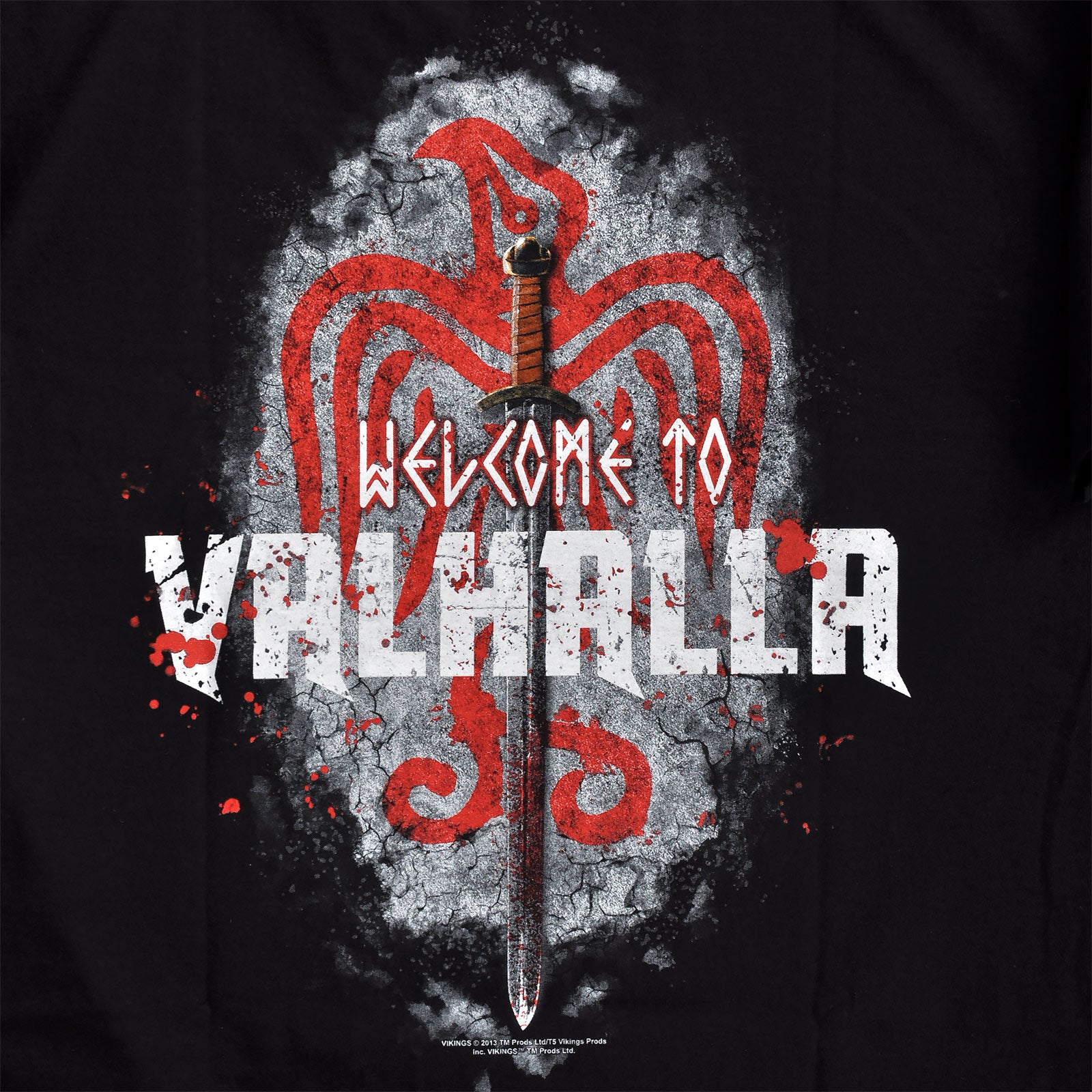 Immagine del prodotto Vikings - T-shirt di benvenuto nera