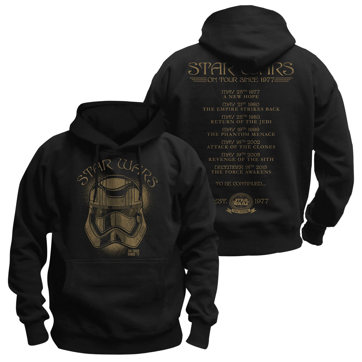 Immagine del prodotto Star Wars - On Tour Since 77 Hoodie nero