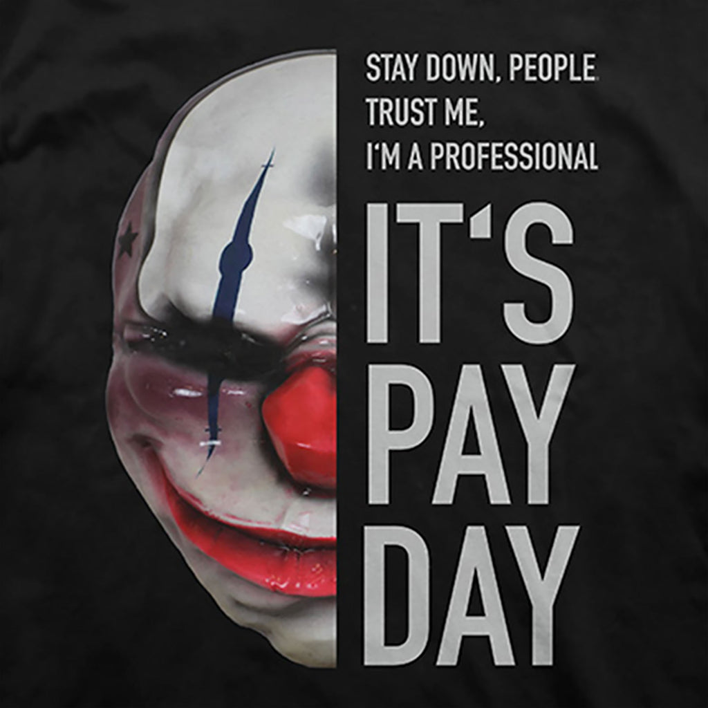 Immagine del prodotto Payday 2 - T-shirt nera con maschera di Chains