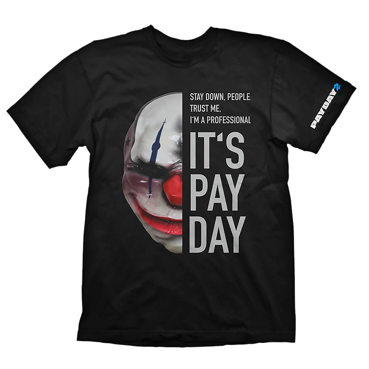 Immagine del prodotto Payday 2 - T-shirt nera con maschera di Chains