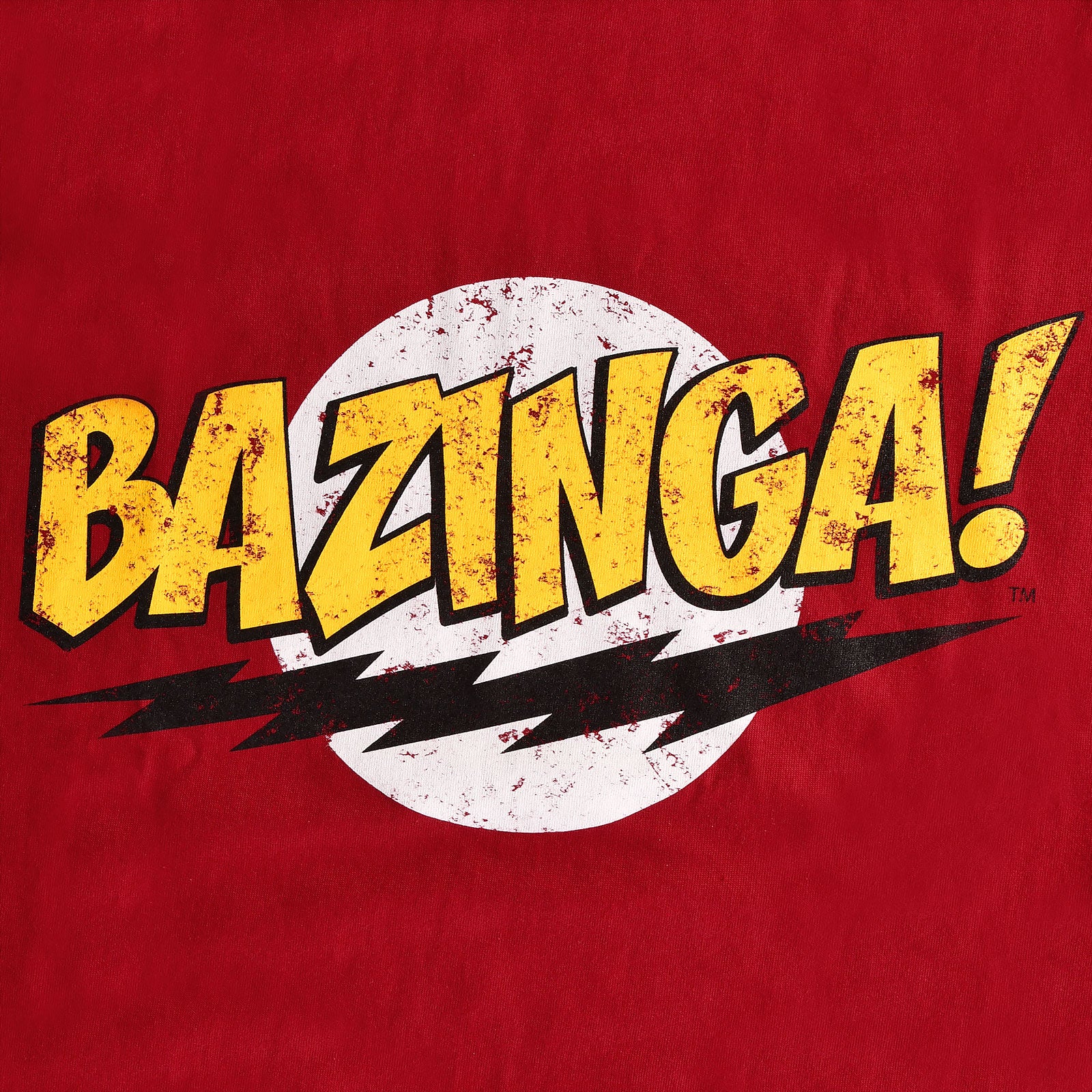 Product image Big Bang Theory - Bazinga Full Size T-Shirt red